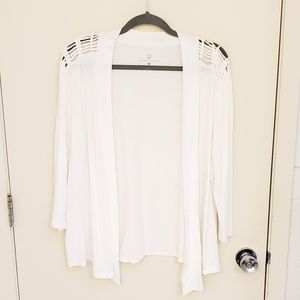 White New York and Company Cardigan XL